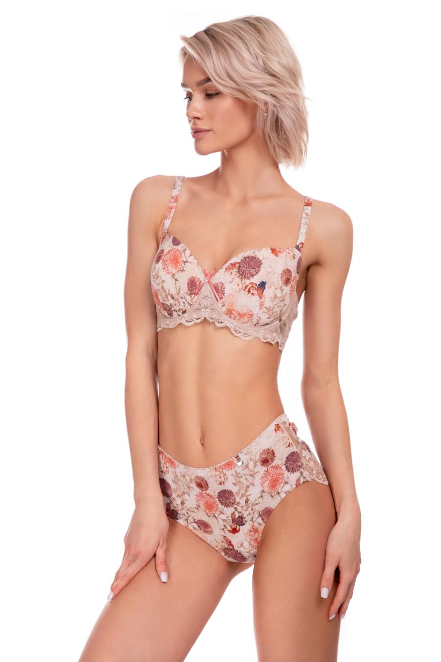 Комплект білизни Leilieve бюстгальтер з ущільненою чашкою/трусики-шортики 80C/L Рожевий (51638)