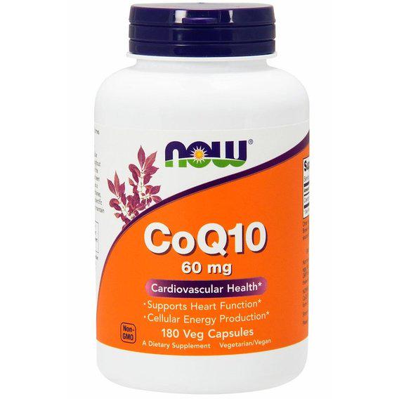 Коензим NOW Foods CoQ10 60 мг 180 Veg Caps