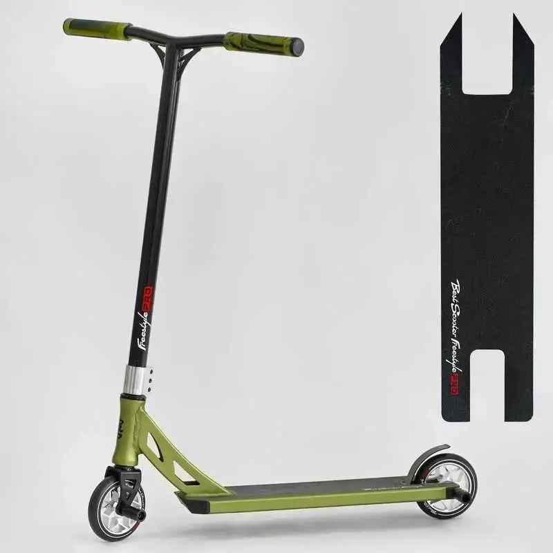 Самокат трюковый Best Scooter N-56307 Freestyle HIC-система с пегами алюминиевый диск и дека (11720276) - фото 9