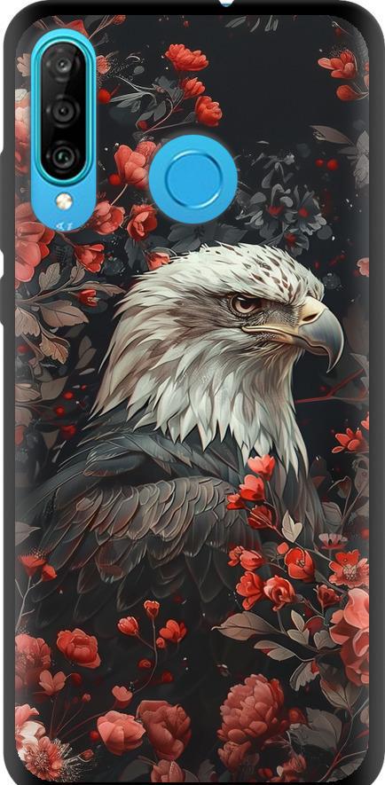 Чехол на Huawei P30 Lite Цветочный страж (6102b-1651-42517)