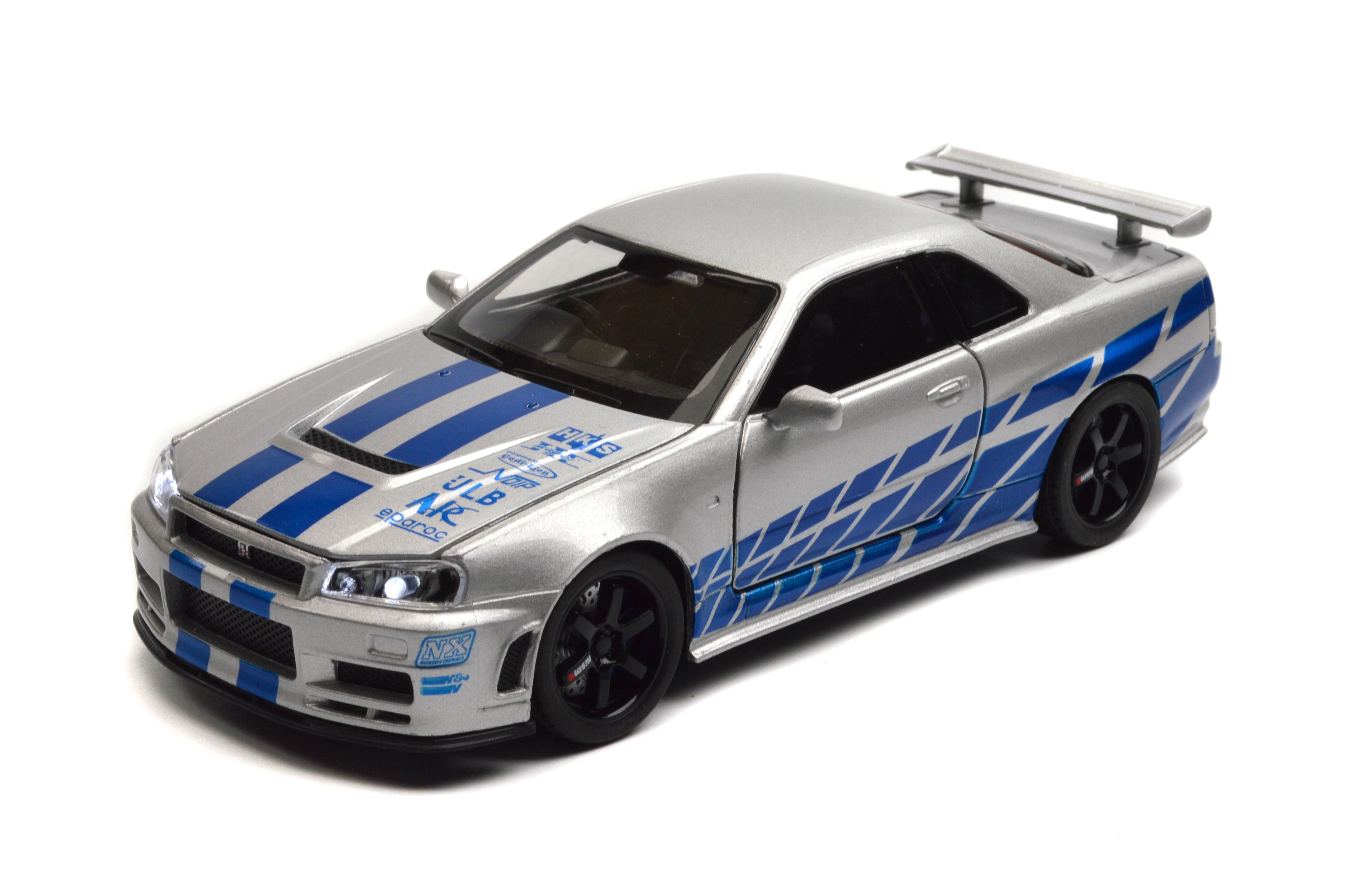 Модель металева Nissan Skyline GT-R R34 (13306G)