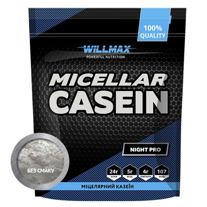 Протеин мицеллярный казеин Willmax Micellar Casein 80% 900 г Без вкуса (10861-03) - фото 1