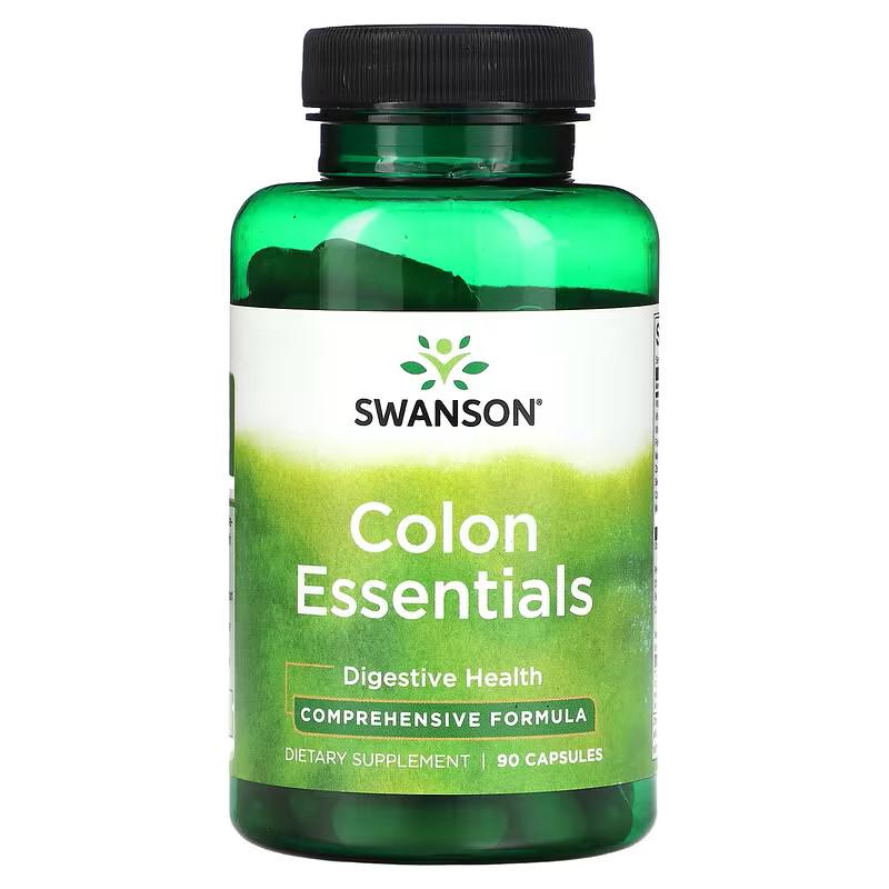 Добавка Swanson Colon Essentials для підтримки здоров'я ШКТ 90 капсул