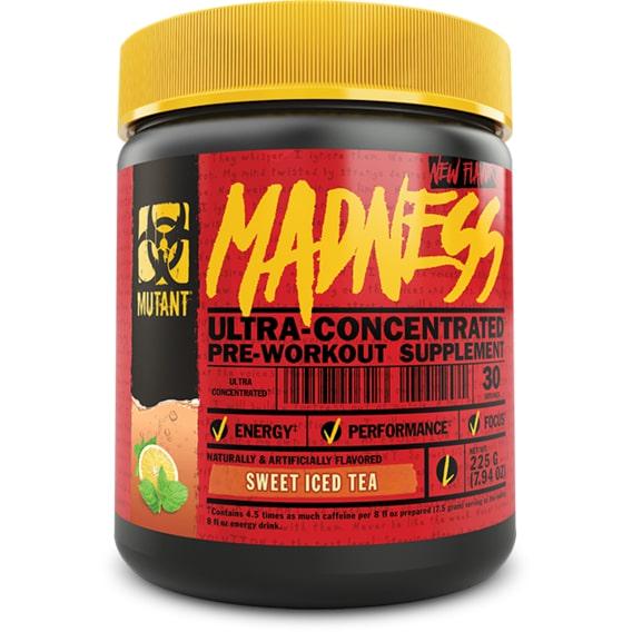 Комплекс до тренування Mutant Madness 225 г 30 порцій Sweet Iced Tea
