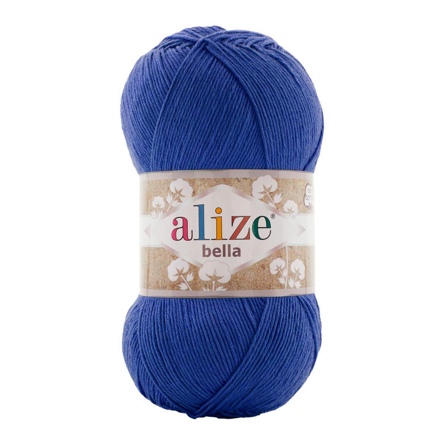 Пряжа Alize Bella 100 132 ультрамарин (7563)