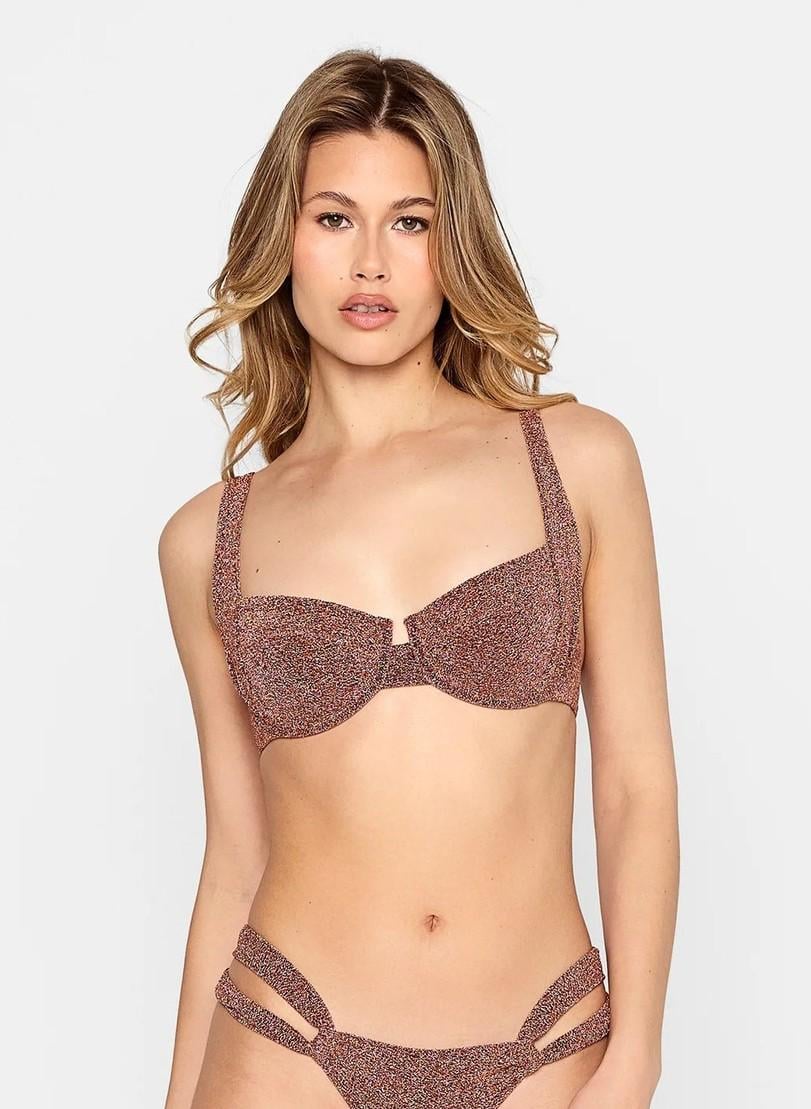 Верх от купальника Beach Bunny S Коричневый (B2586T8)