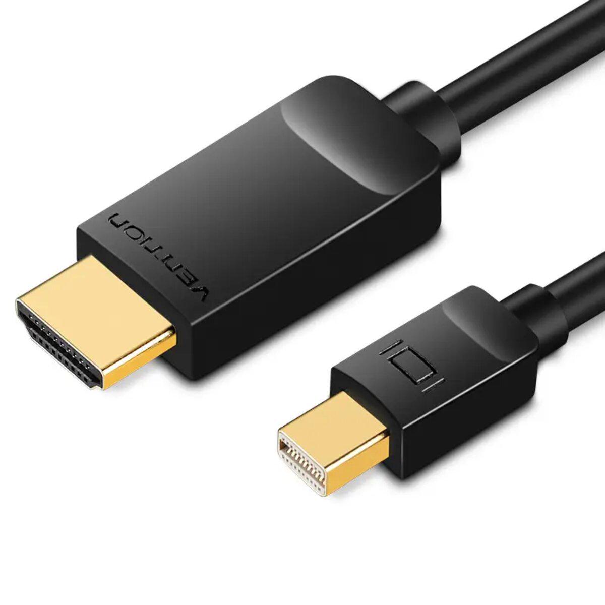 Кабель Vention Mini DisplayPort to HDMI 4K 1,5 м Черный (588737)