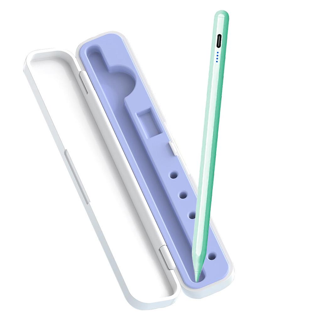 Стилус для планшета/мобильного телефона iOS/Android/Windows кейс/2 наконечника/перчатка Зеленый мятный/Бело-сиреневый (181024) - фото 7 Стилус для планшета/мобильного телефона iOS/Android/Windows кейс/2 наконечника/перчатка Зеленый мятный/Бело-сиреневый (181024) - фото 7