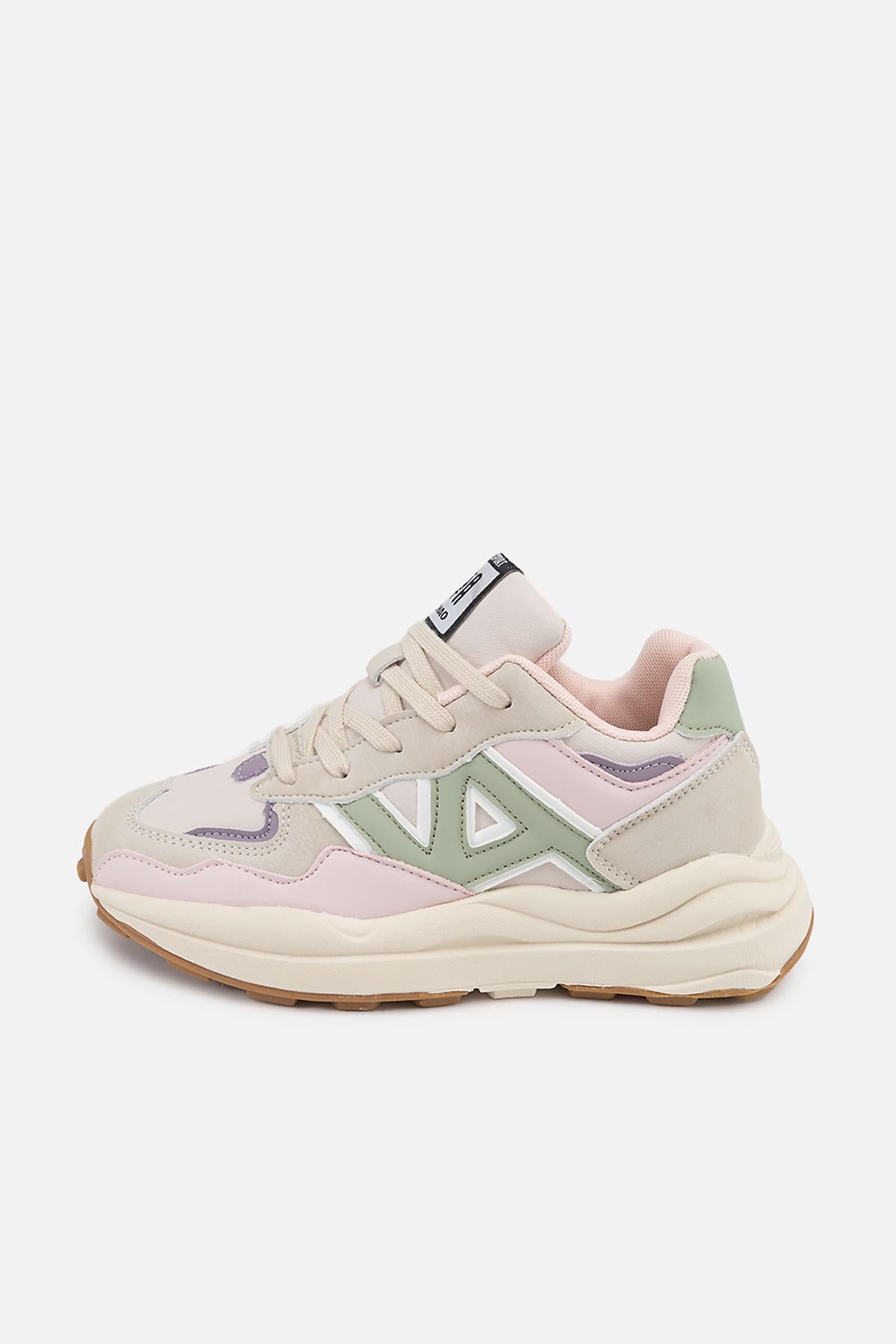 Кроссовки на платформе для девочки р. 36 Бежевый (SKT001009493)