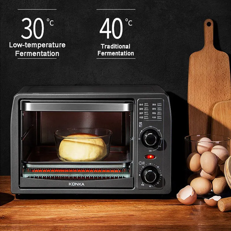 Духовка електрична VHG KAO-13 настільна міні з таймером 1050W Gray - фото 6