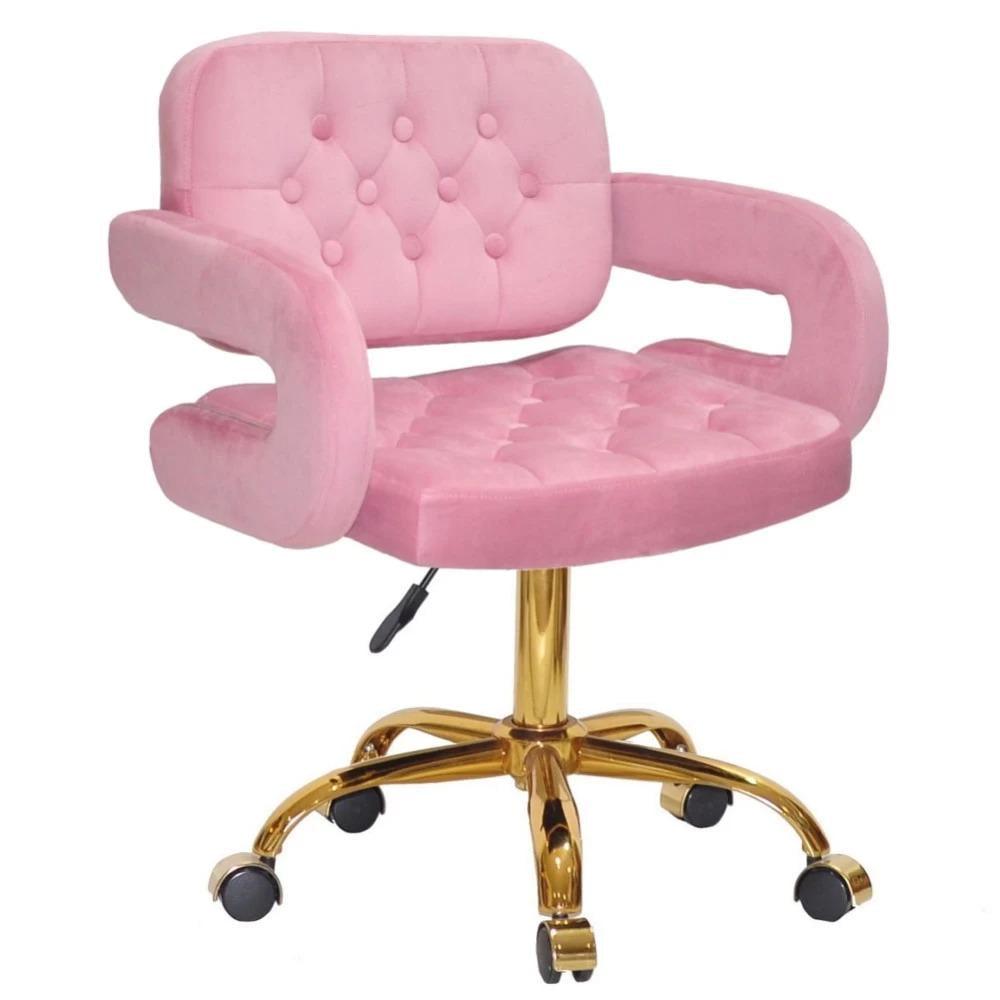 Стул FANCY OFFICE GOLD 1025 бархат Фрез (900519)