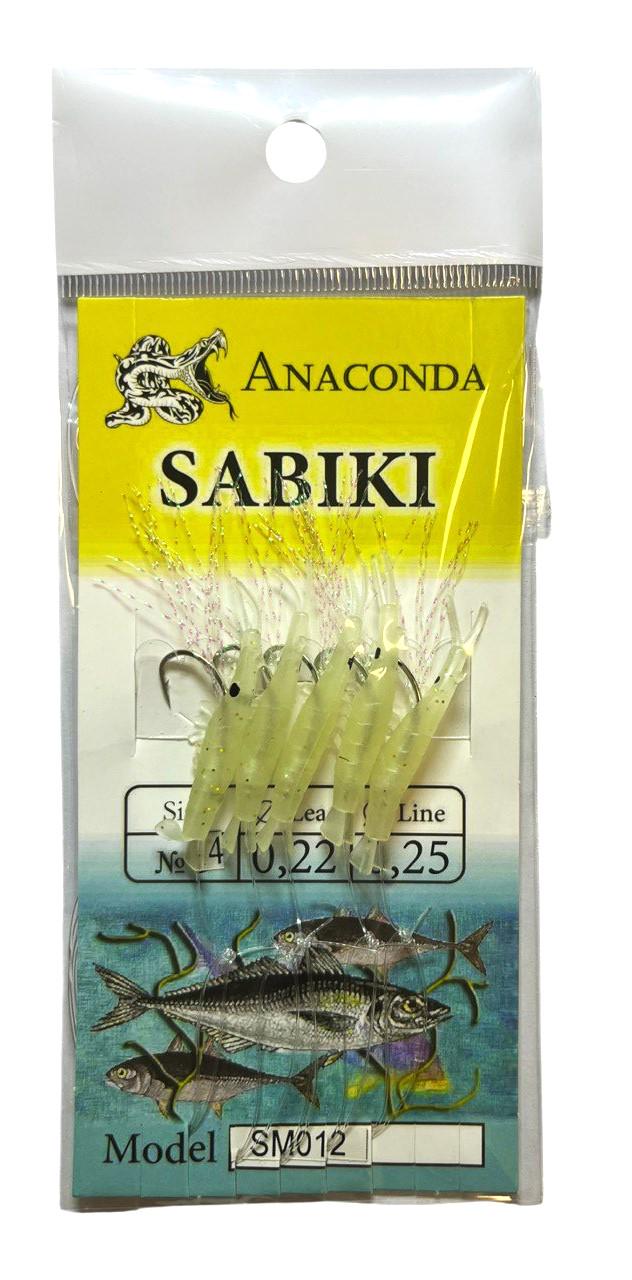 Самодур Anaconda SABIKI SM012 5 крючков с креветкой (2334265698)