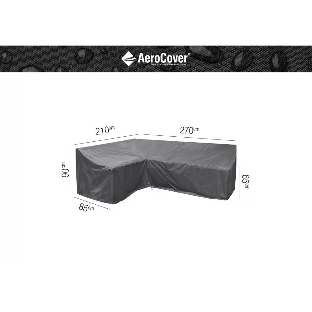 Чехол PLATINUM AeroCover для углового комплекта садовой мебели 270X210X85X65-90 см левый Серый (7990) - фото 9 Чехол PLATINUM AeroCover для углового комплекта садовой мебели 270X210X85X65-90 см левый Серый (7990) - фото 9