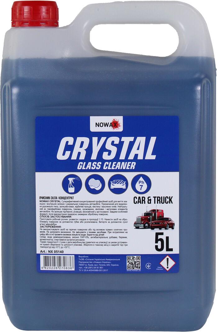 Очиститель стекла концентрат Nowax Crystal Glass Cleaner 5 л (NX05140)