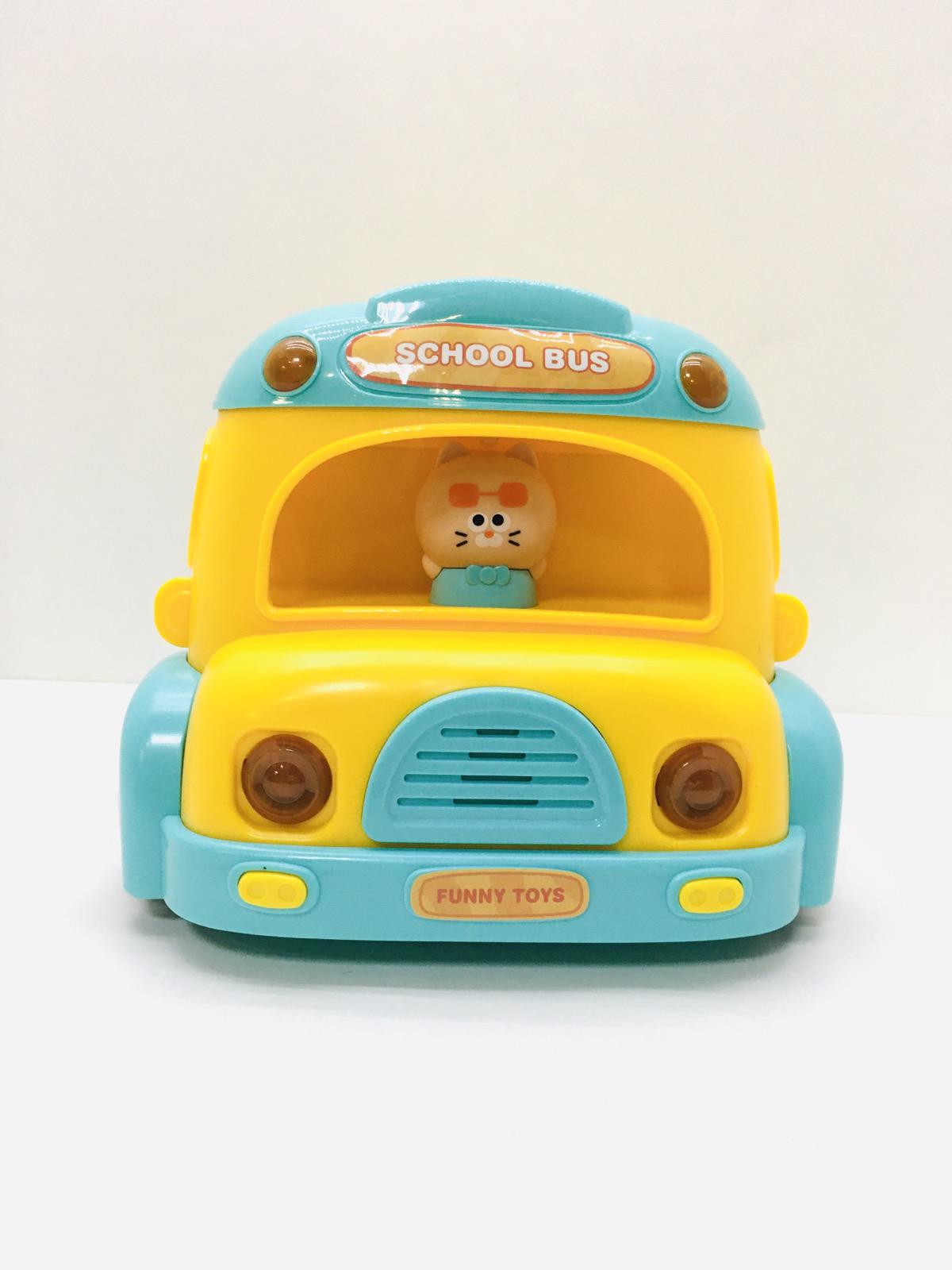 Сейф-копилка A-Toys Автобус звук/свет Желтый (8118) - фото 3