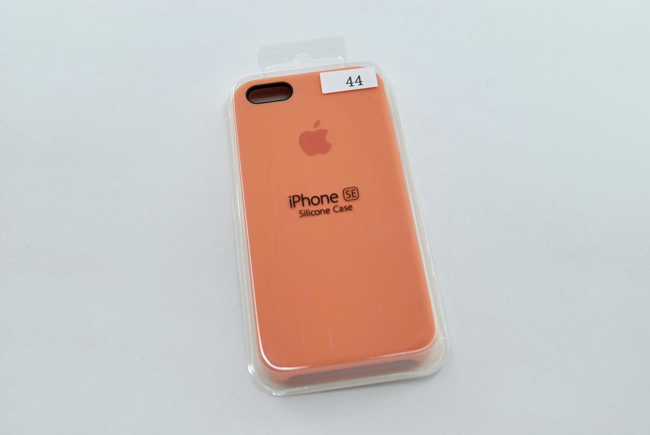 Чохол для телефону iPhone 5 /5s/SE Silicone Case №44 pale peach