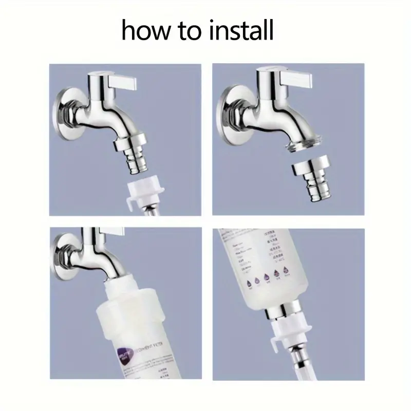 Фильтр для душа и ванной с тремя картриджами - фото 8