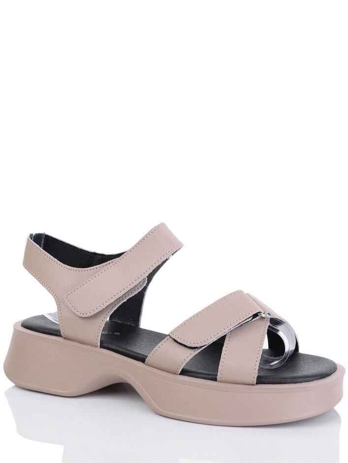 Босоножки кожаные Hengji GN177-2 р. 40 Бежевый