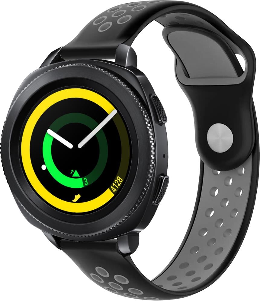 Ремінець Sport для Samsung Gear S3 22 мм Black Grey (23042-53) Ремінець Sport для Samsung Gear S3 22 мм Black Grey (23042-53)