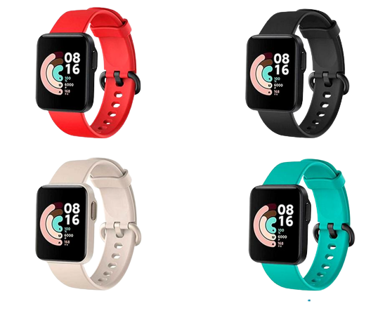 Набір силіконових ремінців BeCover 4 кольори для Xiaomi Mi Watch Lite/Watch 2/Watch 2 Lite (706495)