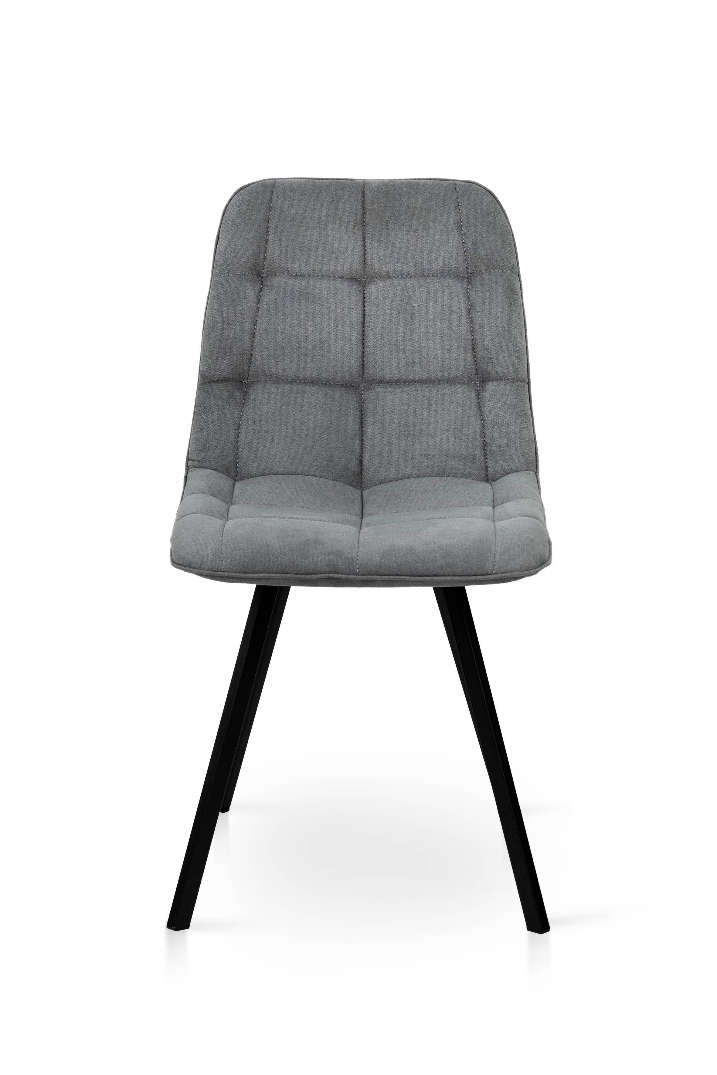 Стілець для кухні та вітальні Фіджи Софт 470х840х580 мм Чорний/Темно-сірий (GAА0056047) - фото 4 Стілець для кухні та вітальні Фіджи Софт 470х840х580 мм Чорний/Темно-сірий (GAА0056047) - фото 4