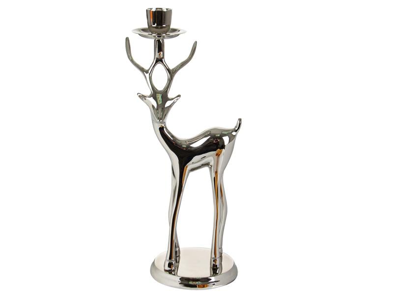 Подсвечник латунь Lefard 875-021 27 см Хром