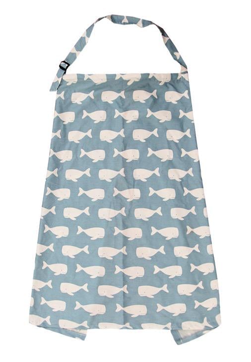 Накидка для кормления Mommy Bag Киты Голубой (143833)