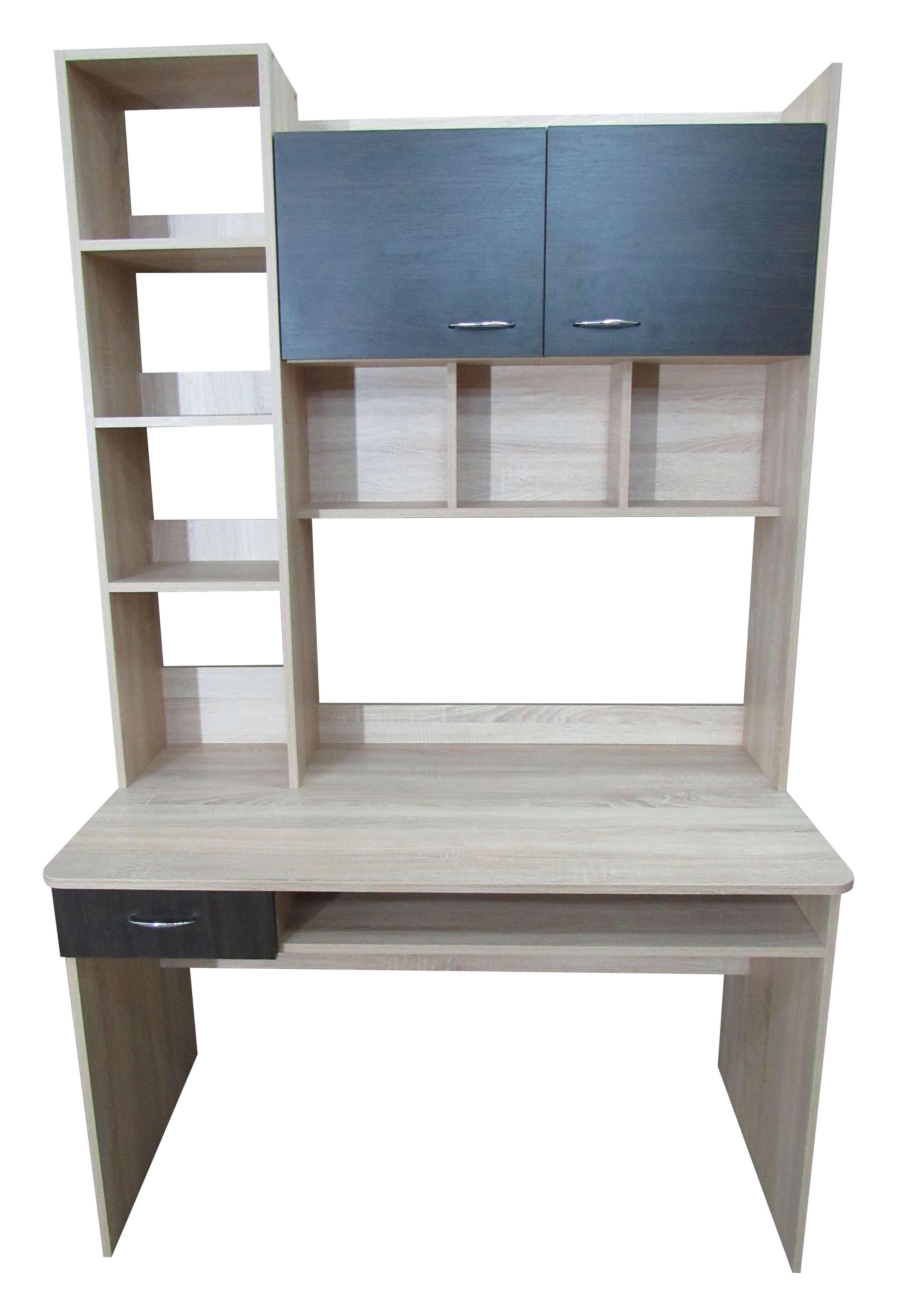 Стіл письмовий МАКСІ-МЕблі Яша з надставкою з 1 ящиком 1200 Венге магія/Дуб молочний (5102156)