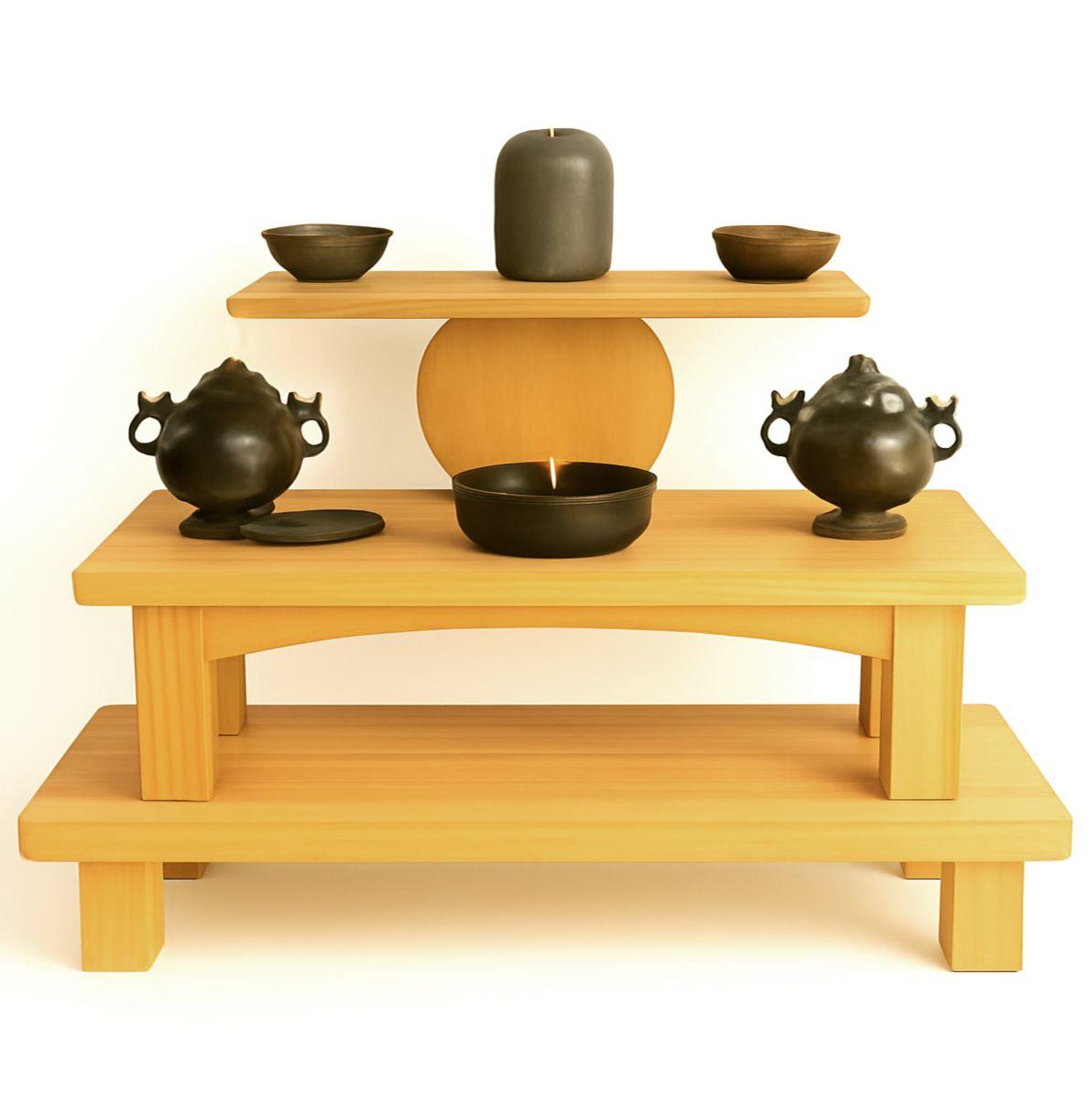 Вівтар для медитації з дерева Іліон Каррі (ЛАТ-019603)