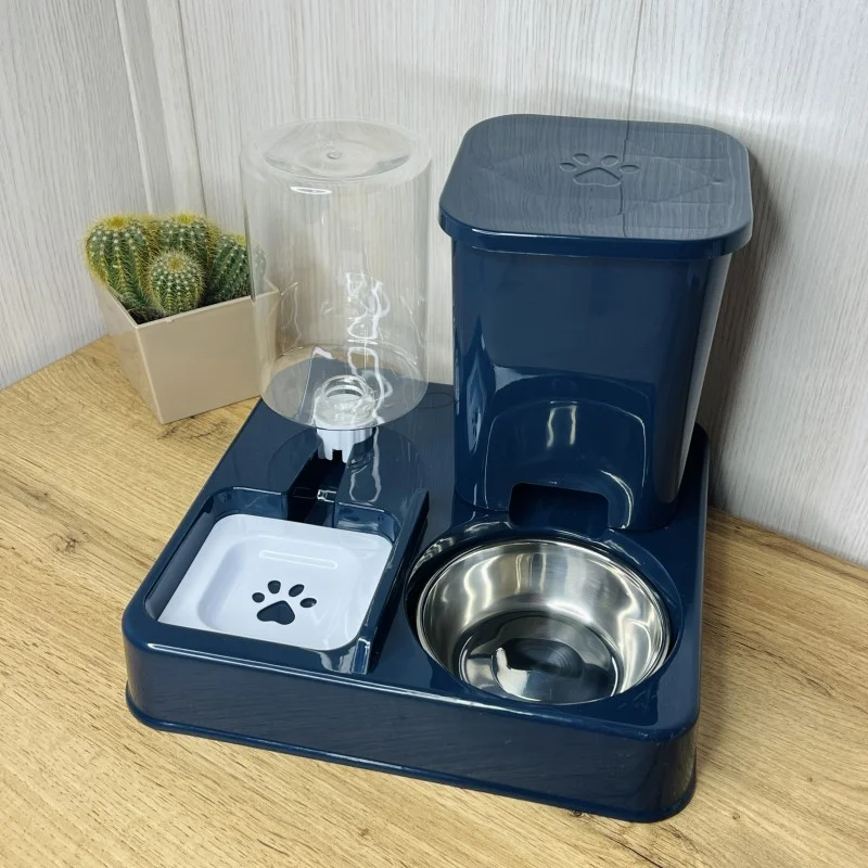 Годівниця з напувалкою Pet Automatic 2в1 для котів та собак Зелений (34004191)