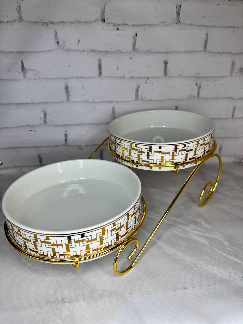 Подставка для фруктов и десертов Stenson Ionic YG01093 керамическая 46х25х16,5 см (14771090) Подставка для фруктов и десертов Stenson Ionic YG01093 керамическая 46х25х16,5 см (14771090)