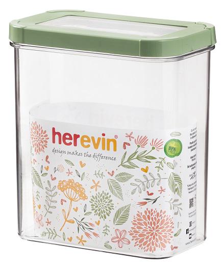 Контейнер вакуумний пластиковий HEREVIN Storage Canister-Green-Peach 1,8 л (161207-100)