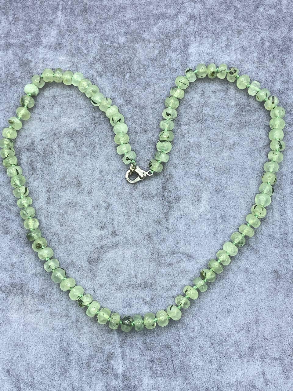 Бусы пренит 50 см Зеленый (10009)