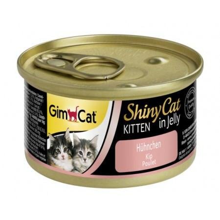 Корм вологий GimCat Shiny Kitten для кошенят з куркою 70 г (4002064413143)