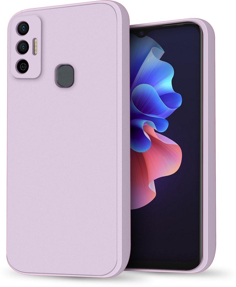 Силиконовый чехол HardCorner для Tecno Spark 7 Lilac (30689-3B)