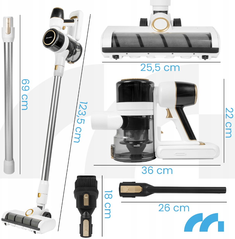 Пилосос вертикальний MalTec TURBOCYCLONE PRO1000 350 Вт - фото 3 Пилосос вертикальний MalTec TURBOCYCLONE PRO1000 350 Вт - фото 3