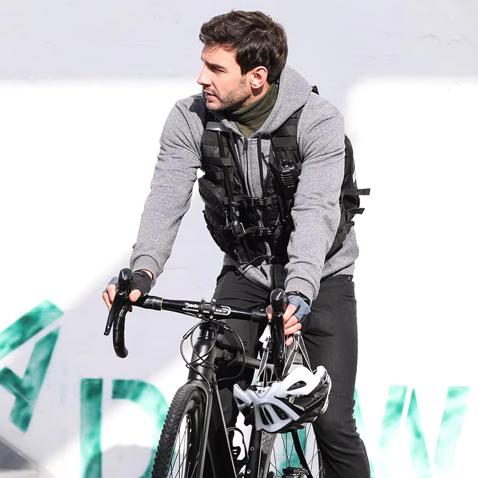 Жилет багатофункціональний Rhinowalk M1012 для їзди на мото-вело-та риболовлі Чорний (RWK-M1012-7392) - фото 6 Жилет багатофункціональний Rhinowalk M1012 для їзди на мото-вело-та риболовлі Чорний (RWK-M1012-7392) - фото 6