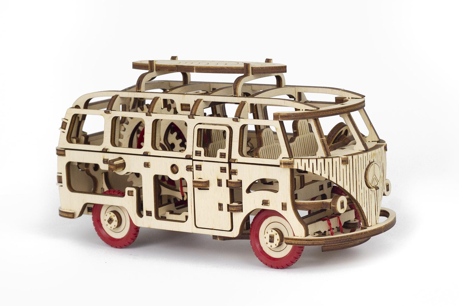 Конструктор механічний 3D Time for Machine Dream van автомобіль Бордовий (T4M380301BURG)