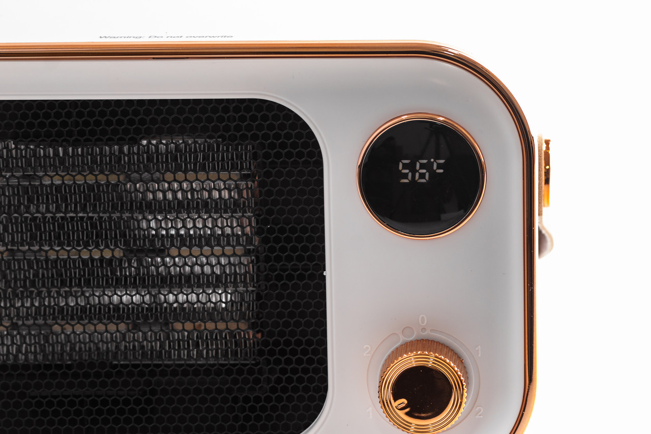 Тепловентилятор керамічний для дому електричний 1200 Вт Білий (HPAQL039W) - фото 6