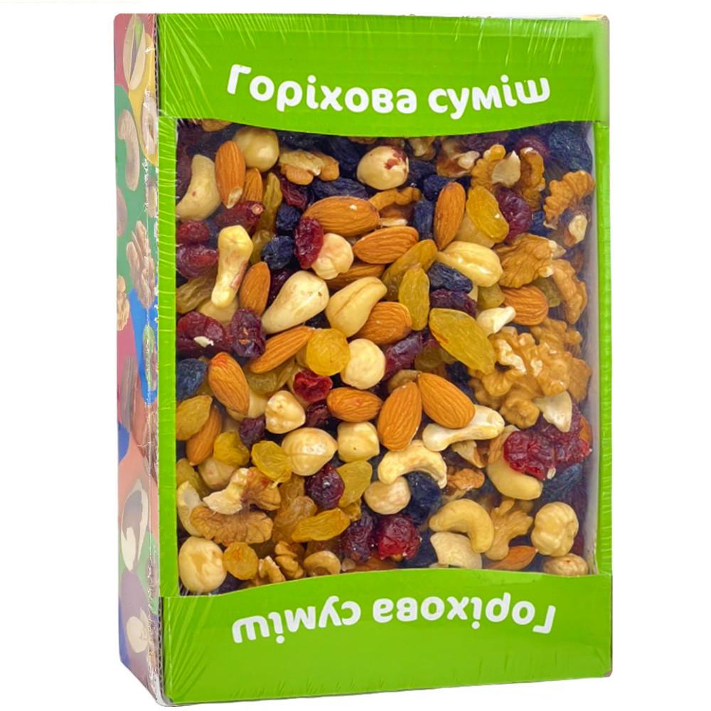 Суміш горіхів та сухофруктів Amanti у коробці 500 г Зелений (2499551400)