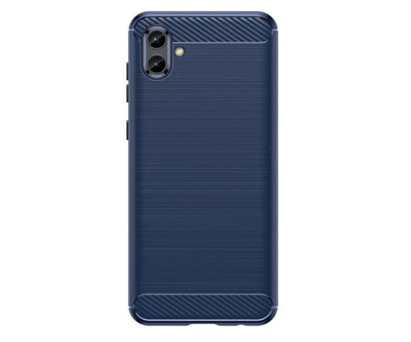 Чехол-накладка Polished Carbon для Samsung Galaxy A04 Синий