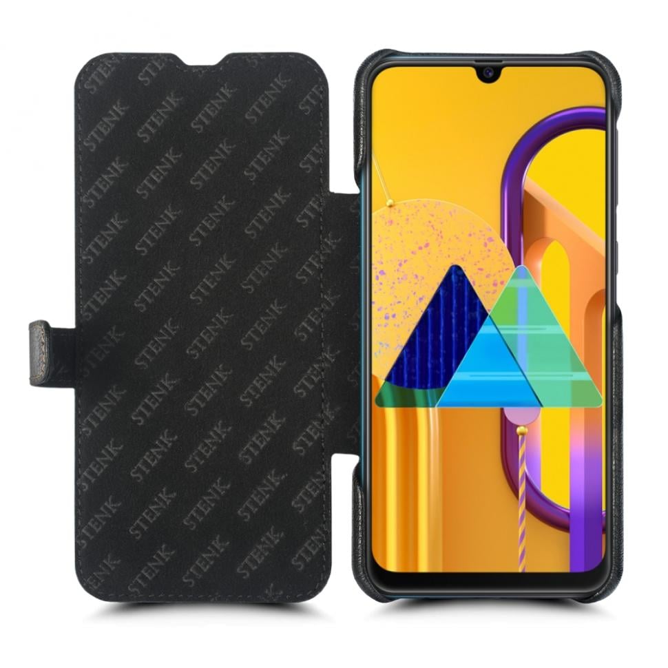 Чехол книжка Stenk Premium для Samsung Galaxy M30s Черный (64254)