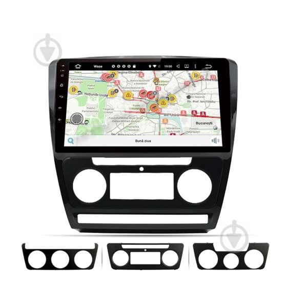 Штатная магнитола TORSSEN Skoda Octavia A5 08-13 black F10464 4G