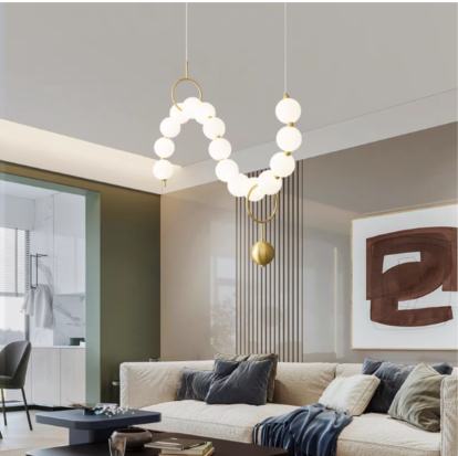 Люстра подвесная Valeso 44W Жемчужина (G3977)