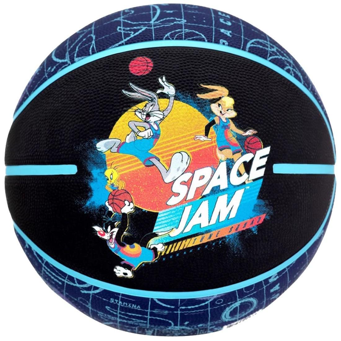 Мяч баскетбольный Spalding Space Jam Tune Court р. 7 Мультиколор (84560Z) - фото 2