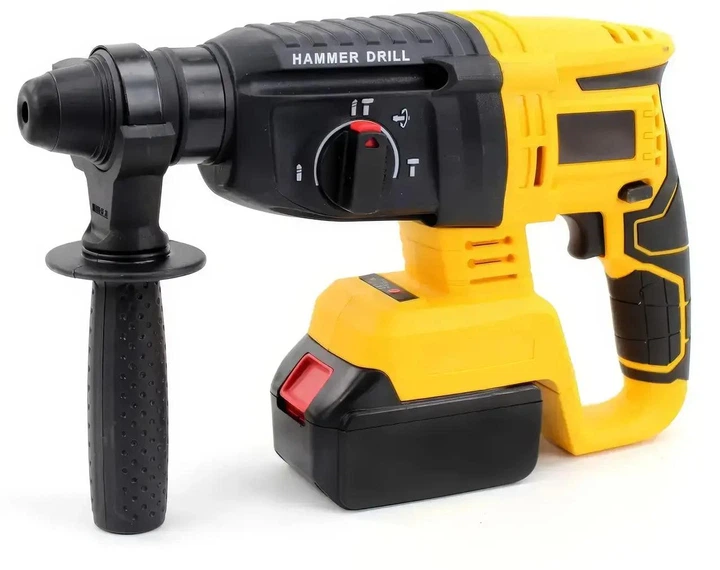 Набор аккумуляторных электроинструментов перфоратор/болгарка/шуруповерт 3в1 (TOP-73) - фото 2