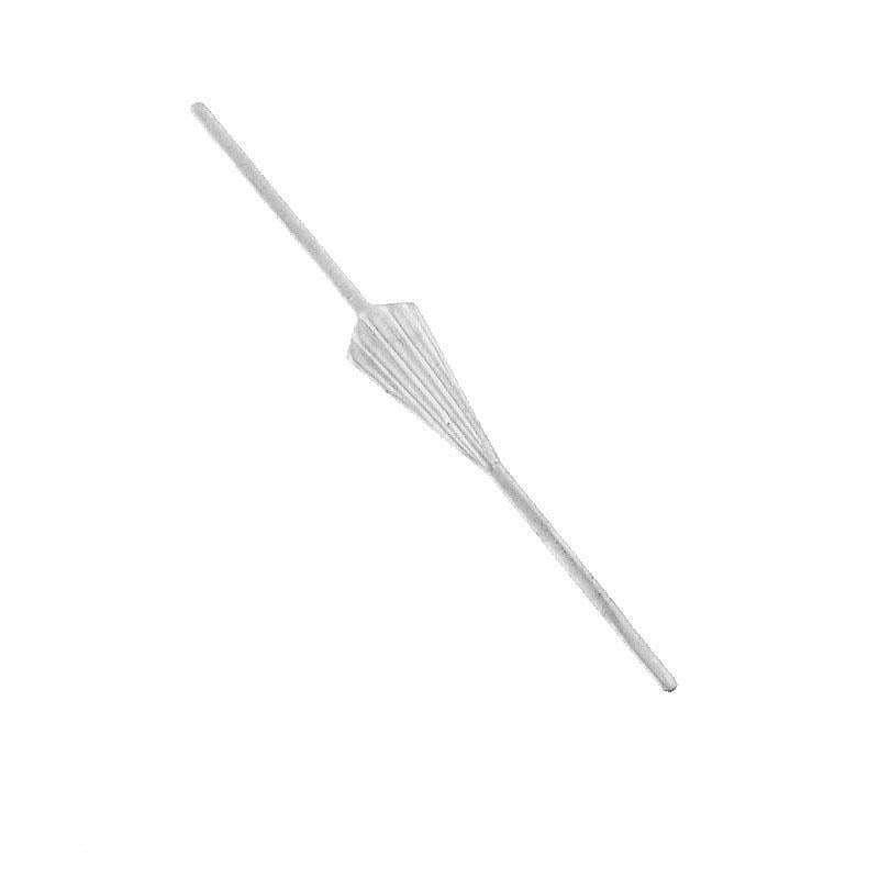 Фитинг лист для бусин и подвесок 46 мм 10 шт. Silver