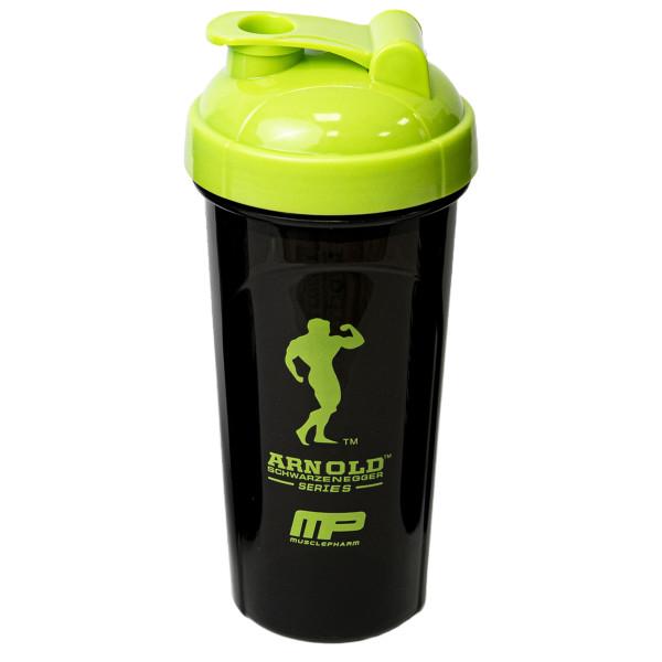 Шейкер спортивный MusclePharm ARNOLD SERIES из пластика с сеткой 700 мл Черно-зеленый (124-125-sh-МР-700) Шейкер спортивный MusclePharm ARNOLD SERIES из пластика с сеткой 700 мл Черно-зеленый (124-125-sh-МР-700)