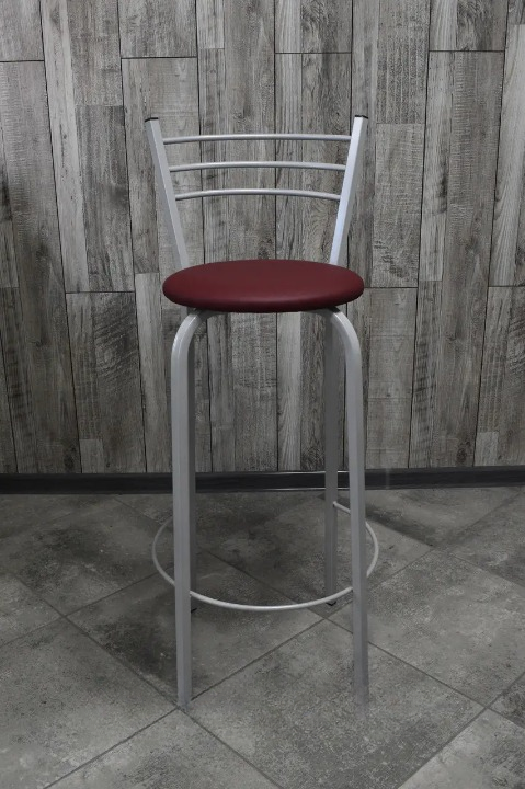 Барний стілець 35х107 см Бордо/Сірий (28374097)