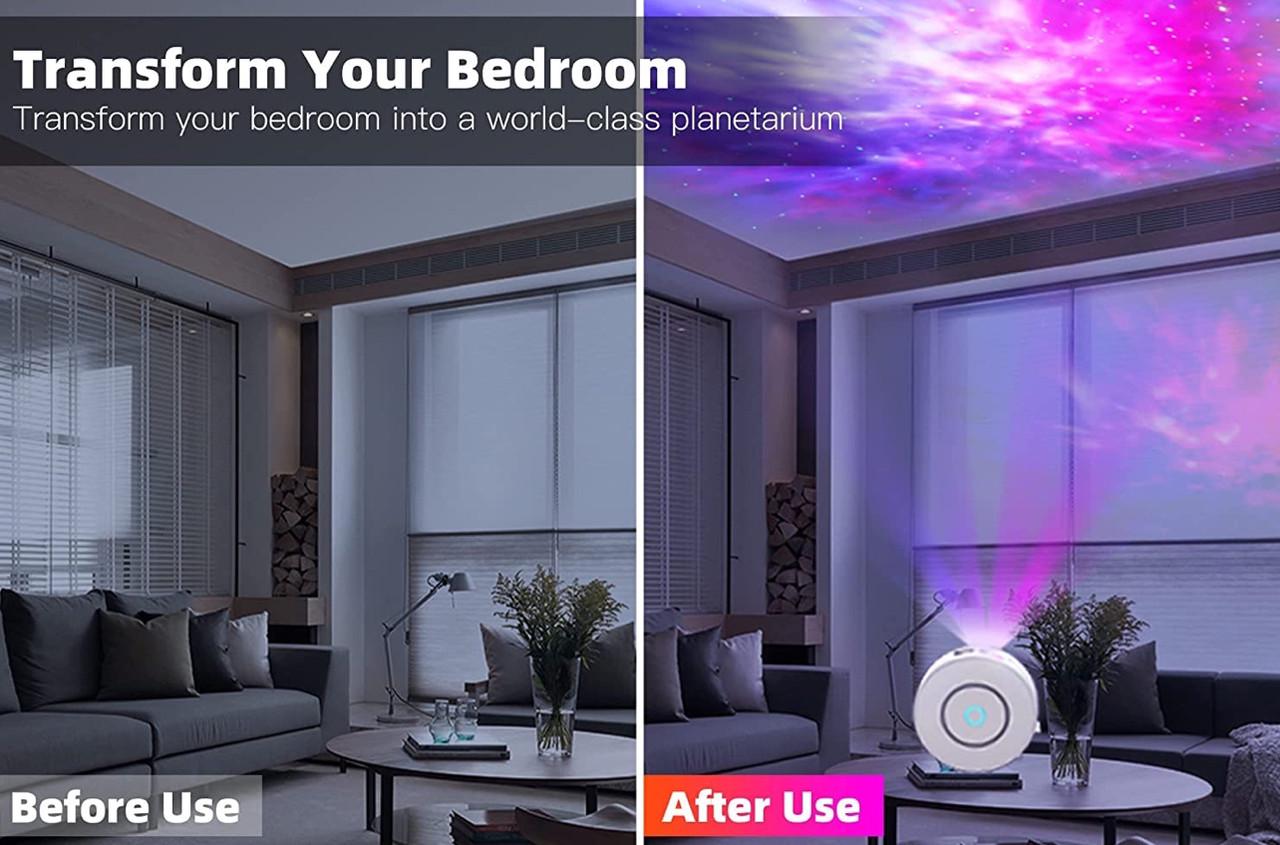 Проектор зоряного неба LED управління через додаток і голос сумісний з Alexa та Google Home - фото 5 Проектор зоряного неба LED управління через додаток і голос сумісний з Alexa та Google Home - фото 5